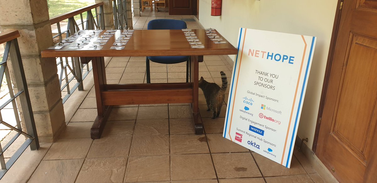 jecochard's tweet photo. The @NetHope_org #Africa Hub is live on a wonderful day in #Nairobi #Kenya. Amazing #nonprofit #leaders are assembling for three days of #NetHopeSummit2022 #collectiveimpact #techforgood #DigitalTransformation https://t.co/4nrvW8u5S1