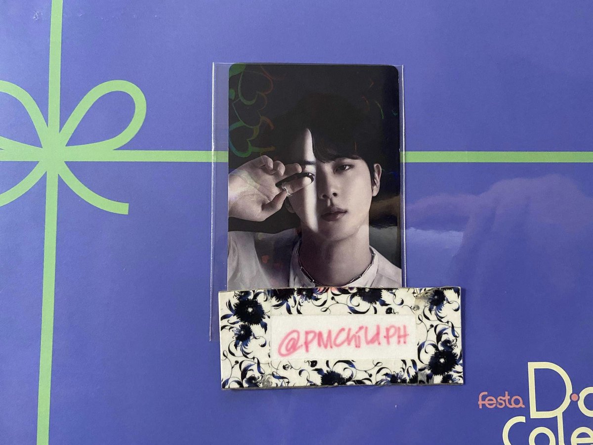 PMChildPH's tweet photo. wts bts ph • [ #pmcphonhand ] 

BTS Proof JPFC HOLO PC - Jin 

💵 ₱2000 + lsf 
📆 dop: October 30 (PRIO PAYO) 
🚚 onhand and ready to ship

💭 reply mine + JPFCSJ 
💌 — will dm the form https://t.co/BCSCHirtOf