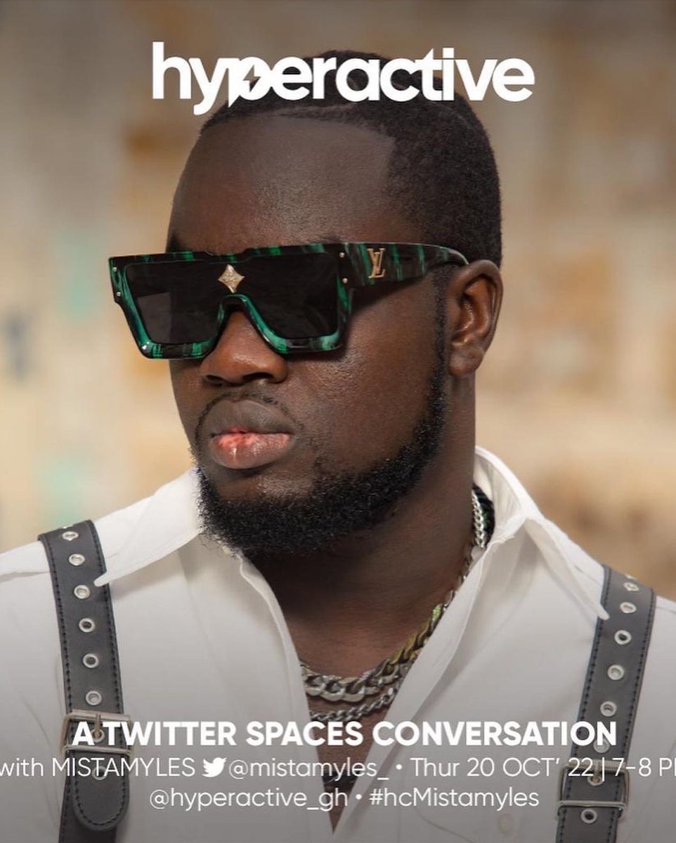mistamyles_'s tweet photo. I’ll be having a conversation with the family @hyperactive_gh on Thursday on Twitter Spaces. Join in let’s catch a vibe. #hyperactivechat https://t.co/GW3xELqrkV