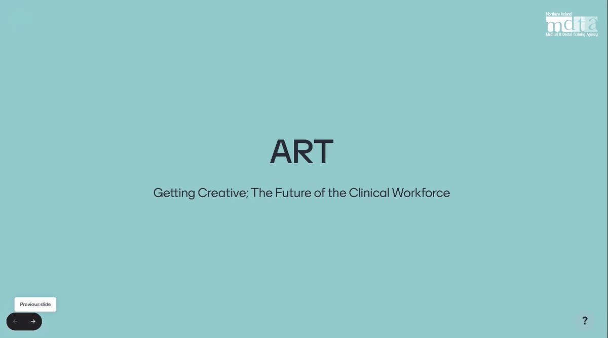 kingmartinj's tweet photo. @_NIMDTA ADEPT Fellows breakfast fringe “The Future of the Clinical Workforce - Getting Creative” - Positive discussions to kick off #NICON22. Thanks to panellists @yellowprimrose @markataylor16 Prof McKeown @QUBMedEd Ms Jane Kennedy @BelfastTrust Mr Peter Barbour @healthdpt https://t.co/iegaqwyBoI
