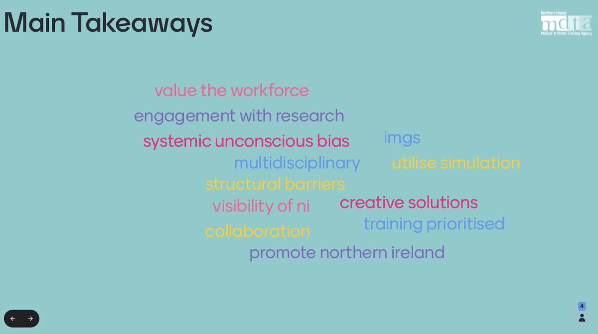 kingmartinj's tweet photo. @_NIMDTA ADEPT Fellows breakfast fringe “The Future of the Clinical Workforce - Getting Creative” - Positive discussions to kick off #NICON22. Thanks to panellists @yellowprimrose @markataylor16 Prof McKeown @QUBMedEd Ms Jane Kennedy @BelfastTrust Mr Peter Barbour @healthdpt https://t.co/iegaqwyBoI