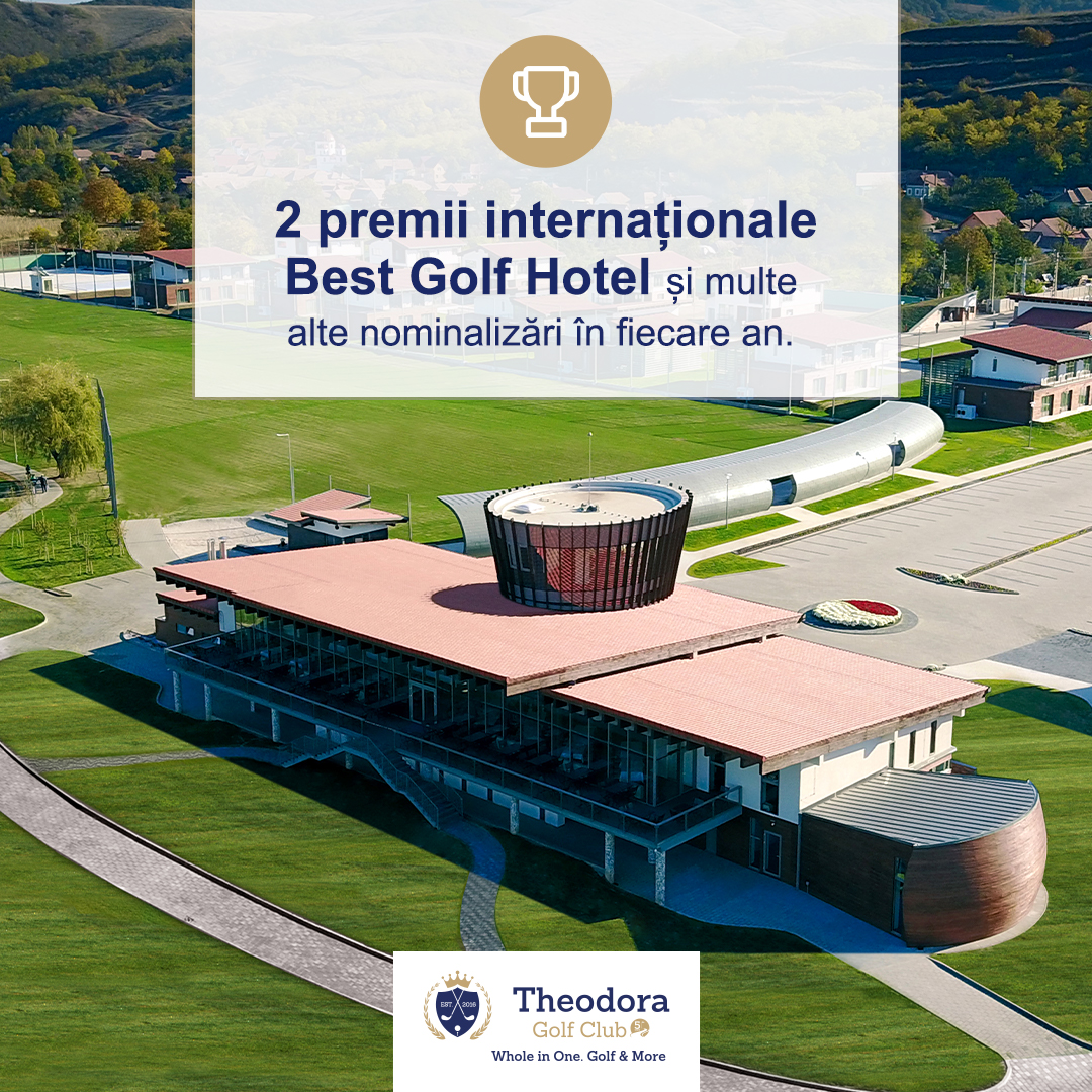 TheodoraGolf's tweet photo. Ospitalitatea și calitatea serviciilor au fost mereu atuurile noastre. În cei #5ani am câștigat de 2 ori “Best Golf Hotel“, am fost nominalizați la 2 categorii la “World Golf Awards” și am primit distincția https://t.co/3h7mBgwZED “Traveller Review Award 2022“, cu 9.4 puncte.🏆 https://t.co/47qVmPE9Q2