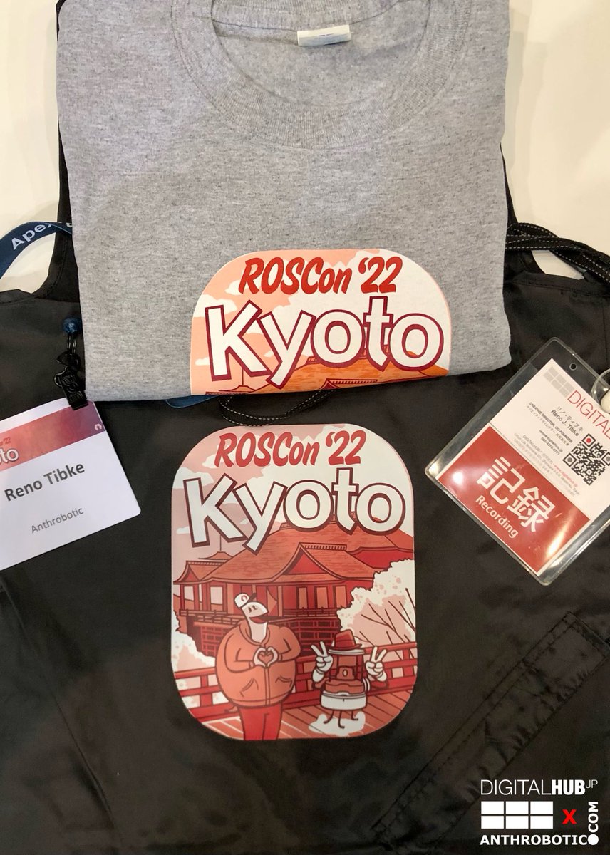 ANTHROBOTIC's tweet photo. #ROSCON 2022: DAY 0
Great start for the conference! Lots of prep, people, and potential - all indicators @OpenRoboticsOrg + @rosorg assembled something special. 

++ Photos, people, conversations coming soon!
• • •
#ROS #ROSCON2022 #ROBOTS #JAPAN — @digitalhubjp x @anthrobotic https://t.co/P2FuKnq2Q7