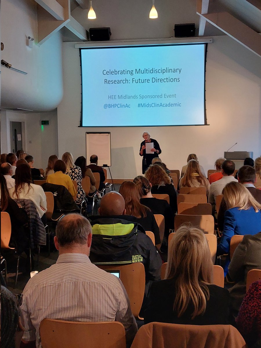 BHPClinAc's tweet photo. We are so excited to be at the @NHS_HealthEdEng #MidsClinAcademic Future Directions conference with @ProfAnnieT @SallySingh_ Opportunities, finding hidden gains in global research, looking out for eachother, sustainable research &amp; amazing teams! https://t.co/bA5TloJUzJ