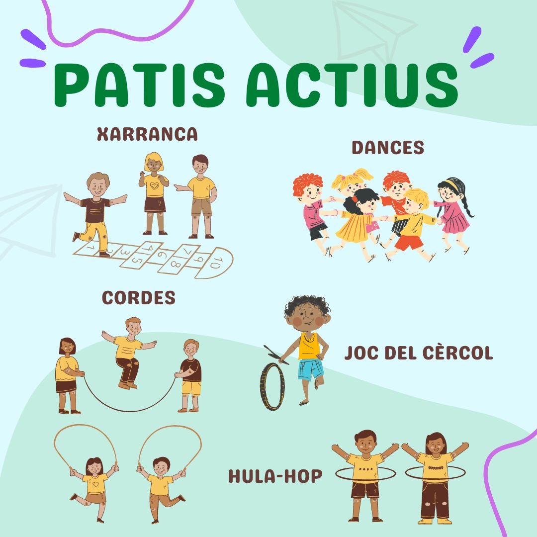 angela_efuib's tweet photo. Coneixeu que són els Patis Actius? A la vostra escola de Primària en fèieu?
A la següent imatge he possat AF que record que jo feia als meus patis de primària, eren molt divertits! 

#22121_uib @EFsaludable_UIB https://t.co/aLPQFmFLxD