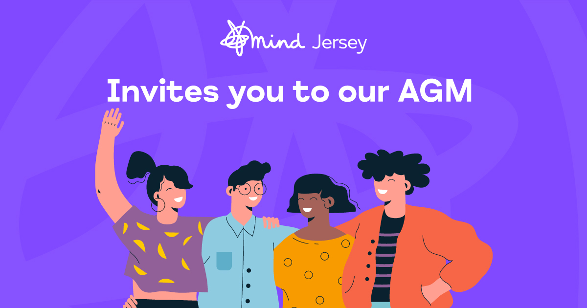 This year's theme for Mind Jersey's Annual General Meeting is 'Pandemic Recovery Plans'.

For more details and to register please visit the Eventbrite page

eventbrite.com/e/mind-jersey-…

#MindJersey #mentalhealthawareness #mentalhealth #endthestigma