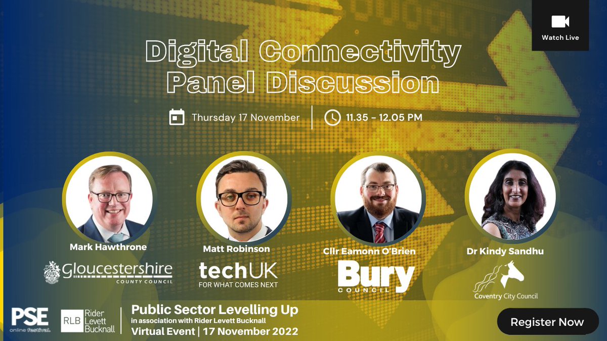 thepsenews's tweet photo. #PSE365 is excited to announce our Digital Connectivity Panel Discussion on 17 November!
Join us and register now to secure your place π
https://t.co/PhBkQghV3h
@GlosCC | @techUK | @BuryCouncil | @Coventry_City https://t.co/IsXGDohQyN