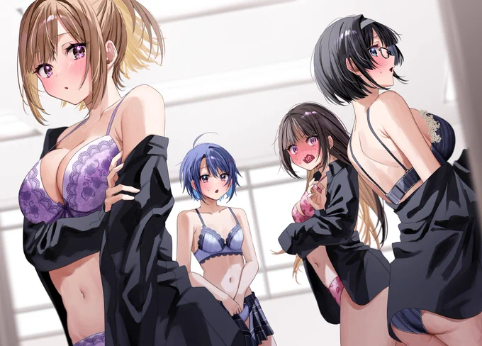 着替え中にうっかり…… 