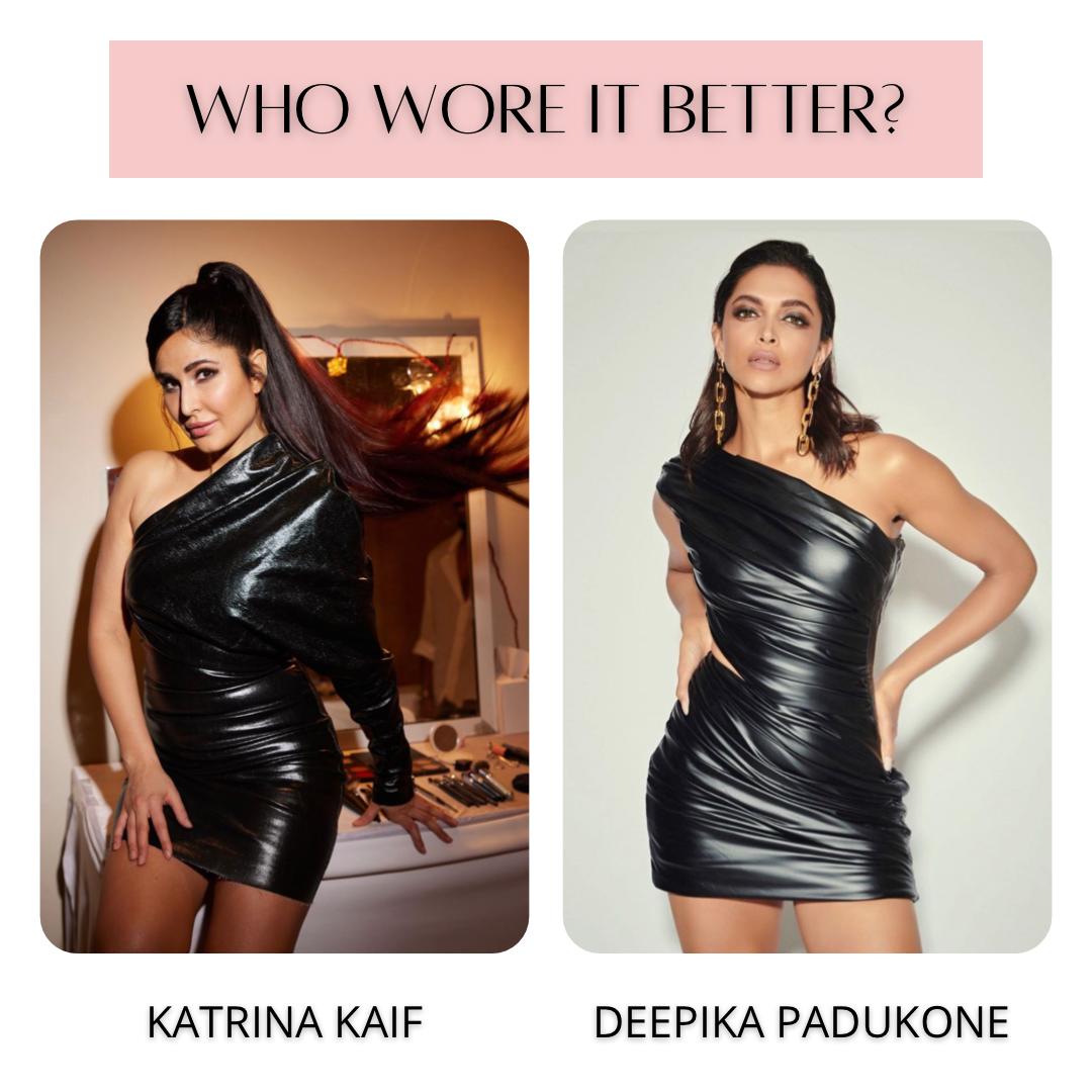 HELLOmagIndia's tweet photo. #HELLOFam, Which side are you leaning towards - #KatrinaKaif or @deepikapadukone ? https://t.co/DtV4OkOSF8