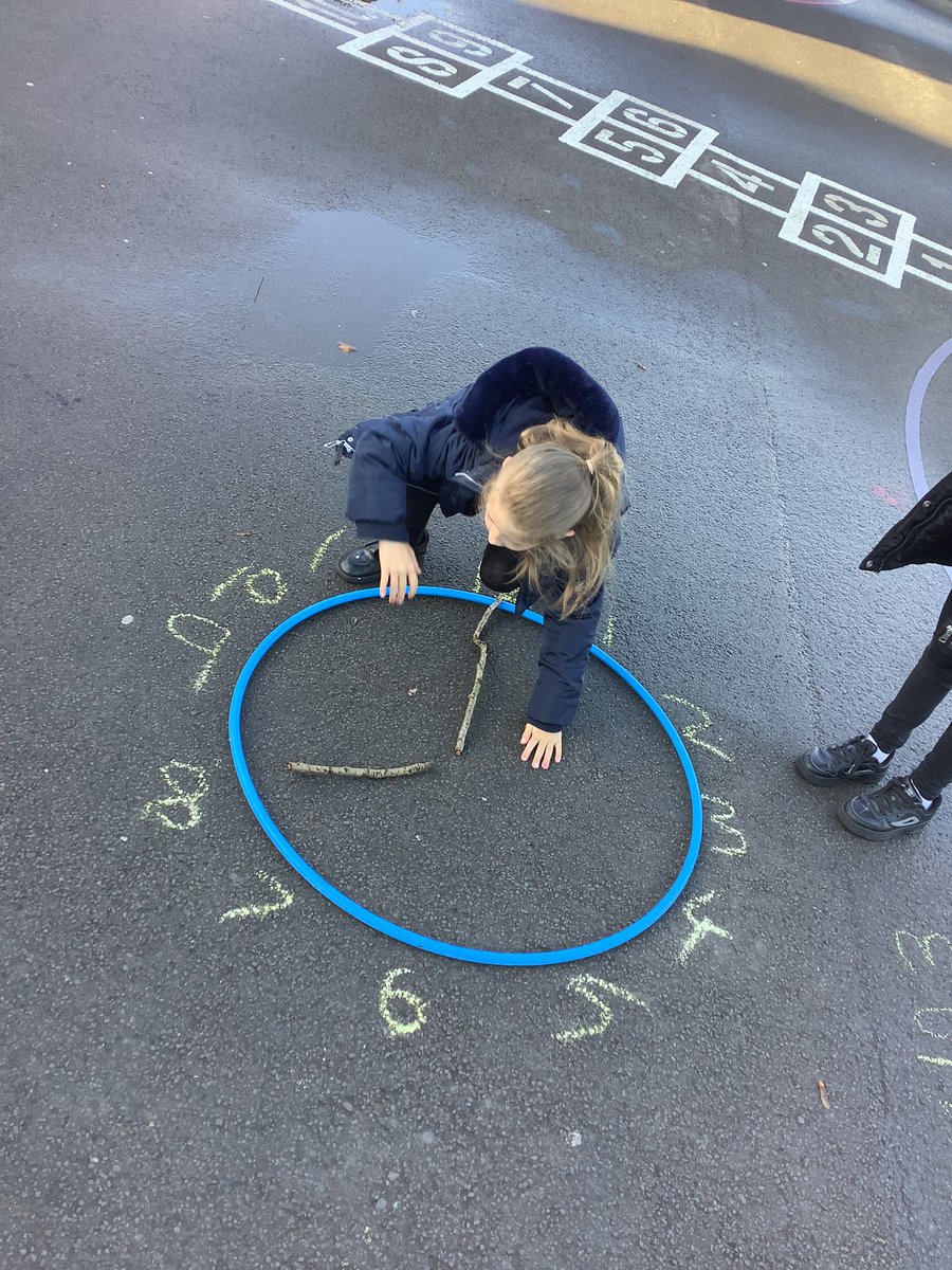 HTPS_MrsWay's tweet photo. Making our own clocks so we can learn about time. @HTPS_MrsWay #BigMaths @HTPSchool #HTPSoutdoorlearning https://t.co/Kjk16F9uTG
