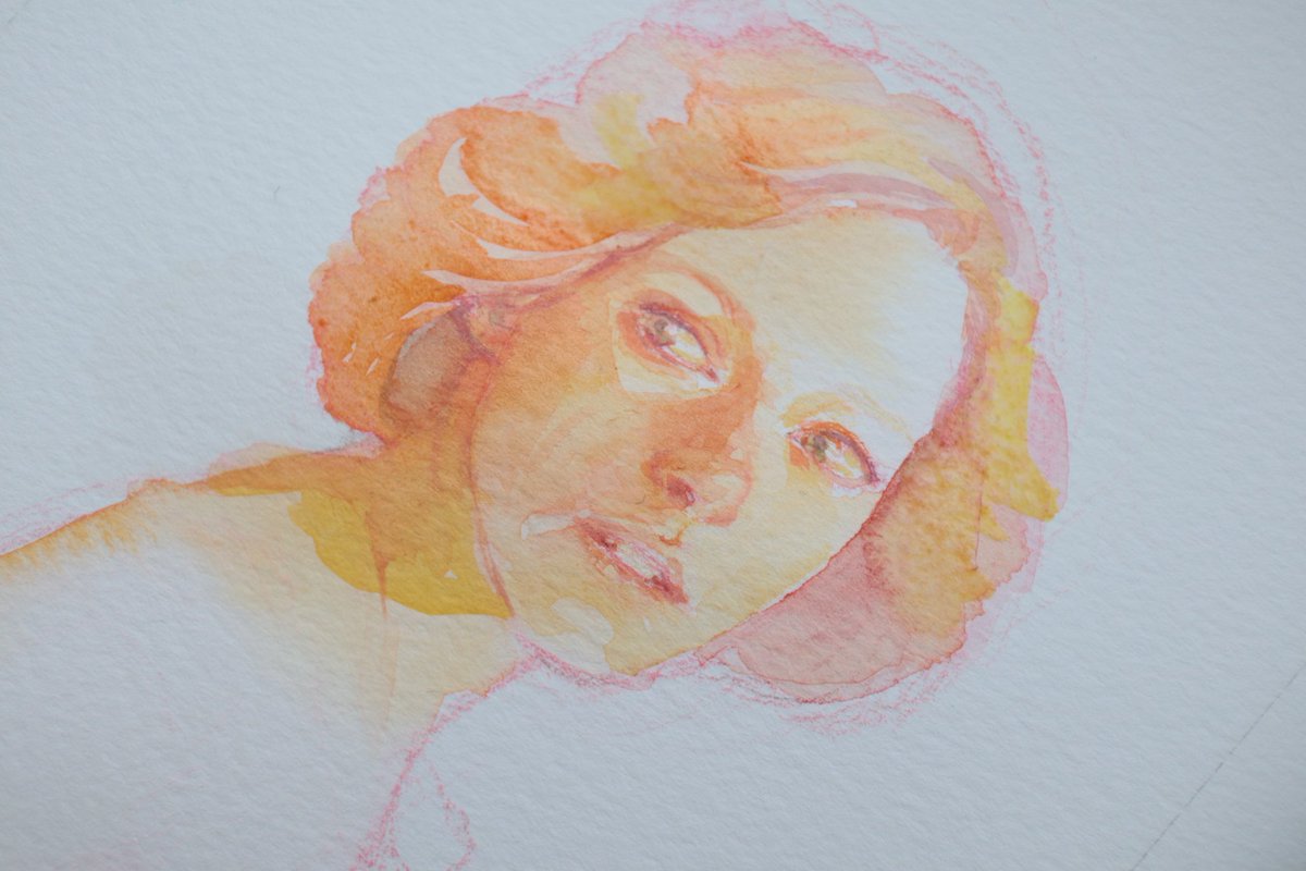 annie__0811's tweet photo. 今日のwork in progress
#水彩 #透明水彩 #アナログイラスト #絵描きさんと繫がりたい #kristenstewart https://t.co/iGTxJ703d2
