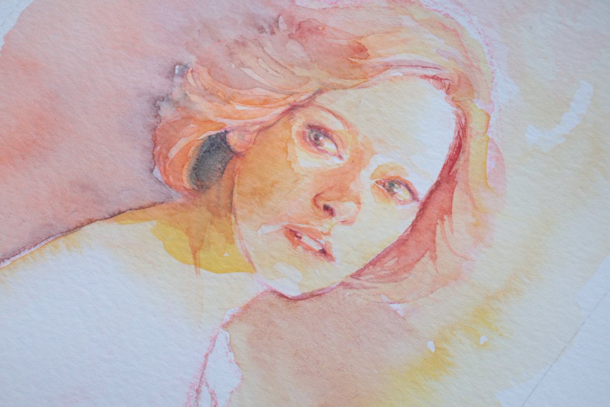 annie__0811's tweet photo. 今日のwork in progress
#水彩 #透明水彩 #アナログイラスト #絵描きさんと繫がりたい #kristenstewart https://t.co/iGTxJ703d2
