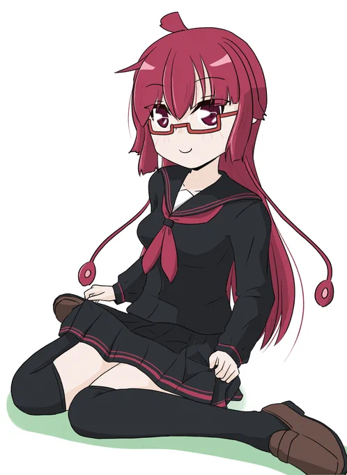 (廿v廿)<寒いから穿くじゃん急に寒くなりましたねホント#ケムリクサ 