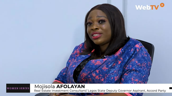 #VIDEO: This edition of the #WomenSeries features <a href="/YakubuAfolayan/">Mojisola Afolayan</a>, Real Estate Investment Consultant, on the need for women to take on leadership roles in public life without the fear of failing and her agenda for Lagos state; with <a href="/_ifemide/">'Toye Ayomide</a>  

Watch here
youtu.be/wqlAjJ0tnj4