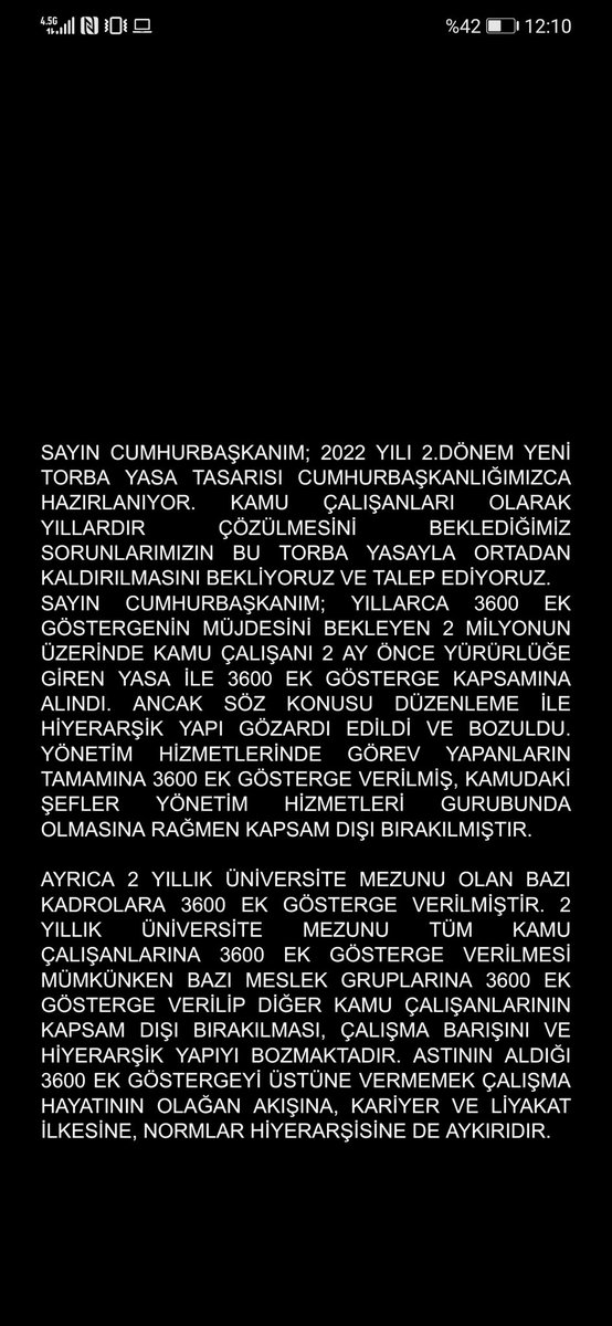 Bugün Ankarada basın açıklaması yapan şeflerin 3600 ek gösterge mağduriyetini dile getiren TEÇ-SEN Başkanı Ümit DEMİREL e teşekkür ederiz. İnşallah Sn <a href="/RTErdogan/">Recep Tayyip Erdoğan</a> sesimizi duyar. <a href="/tecsen/">TEÇ-SEN - Tüm Eğitim Çalışanları Sendikası</a>