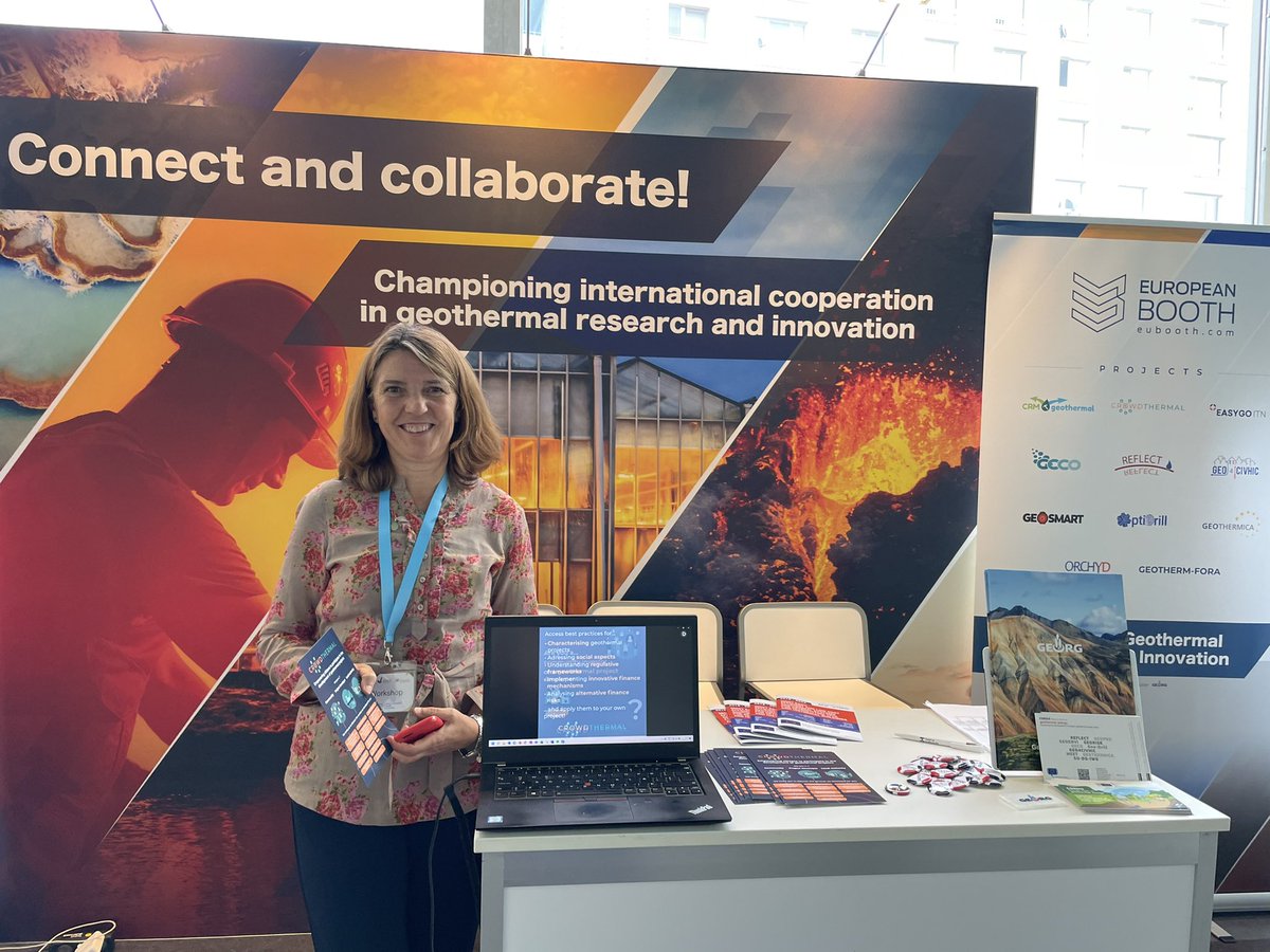 European Geothermal Research & Innovation Booth tweet media