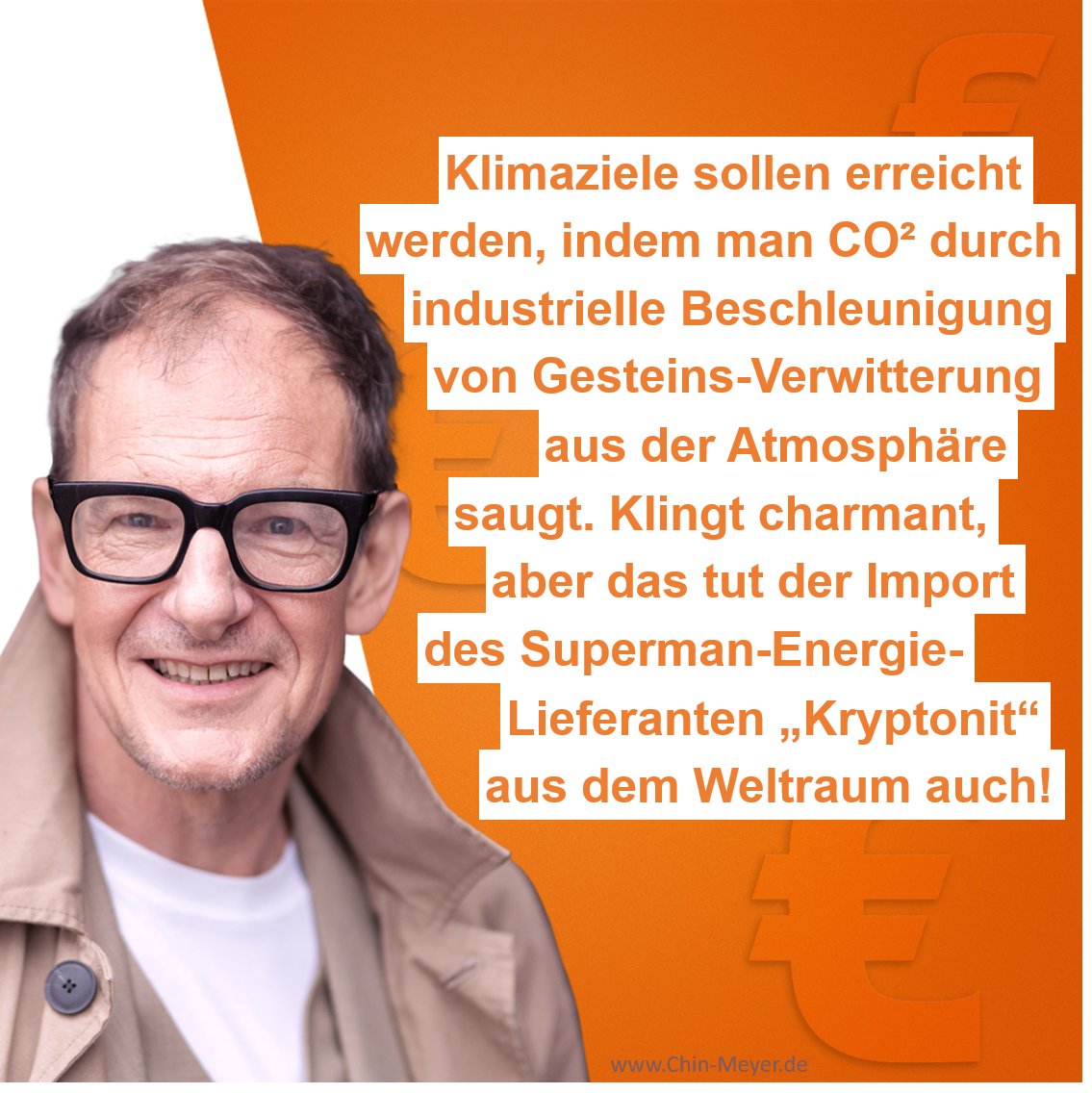 chinmeyer's tweet photo. #Klimaschutz #Klimawandel #CO2 #Gesteinsverwitterung #Kryptonit
#Kabarett #Comedy #Comedian #ChinMeyer #NurfürGewinner #DeinLovesong
https://t.co/Y4NBTwLS0Q https://t.co/4ui2dsMaT7