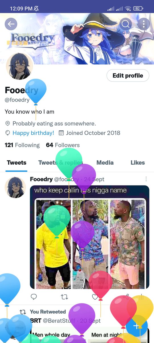 fooedry's tweet photo. Today's my birthday! I turn 18 now lol https://t.co/TkRjR2Da3F