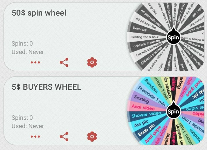 milkingbratt's tweet photo. Who wants to spin the best wheels in your life ?? 5$ and 50$ ones https://t.co/NYh7MA0E0F