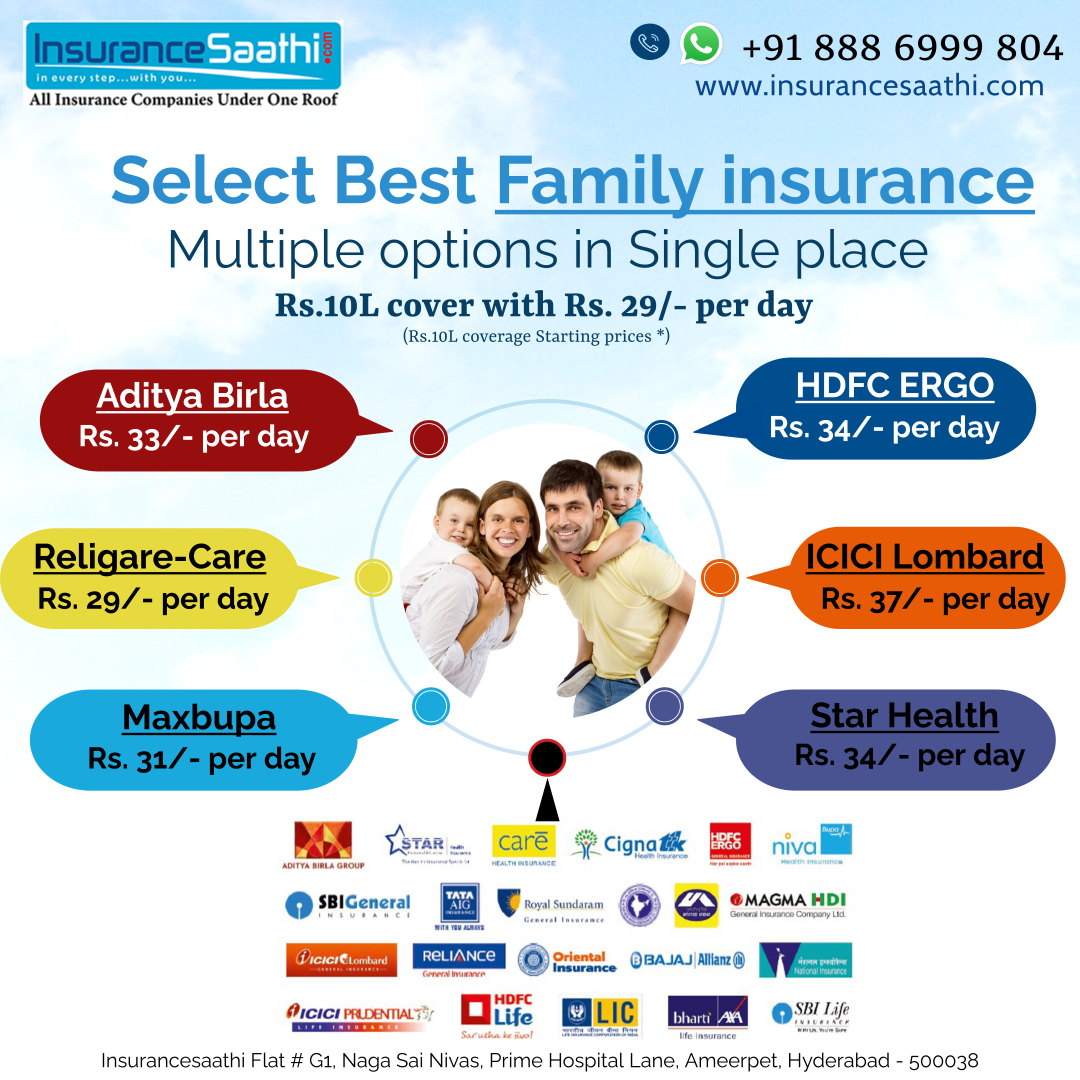 SaathiInsurance's tweet image. Multiple options in a single Place.... 
Family Health Insurance Rs.10L cover with Rs.29/- Per Day...
#FamilyHealthInsurance, #healthinsurance, #insurancesaathi, #insurancecompany,#healthcare, #healthpolicy, #InsuranceClaims, #insuranceservices.
insurancesaathi.com
