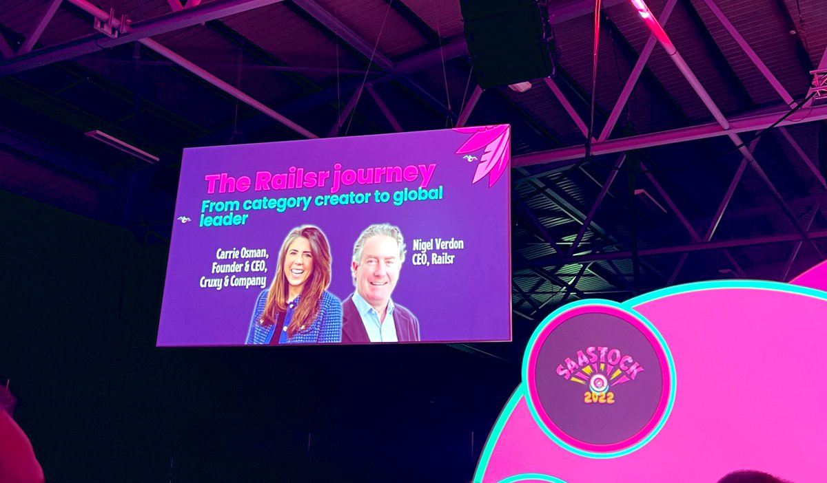 “People fuck everything up and they make everything happen.” Truth Bombs to pair with your morning espresso. ☕️ <a href="/SaaStock/">SaaStock</a> #saastock22
