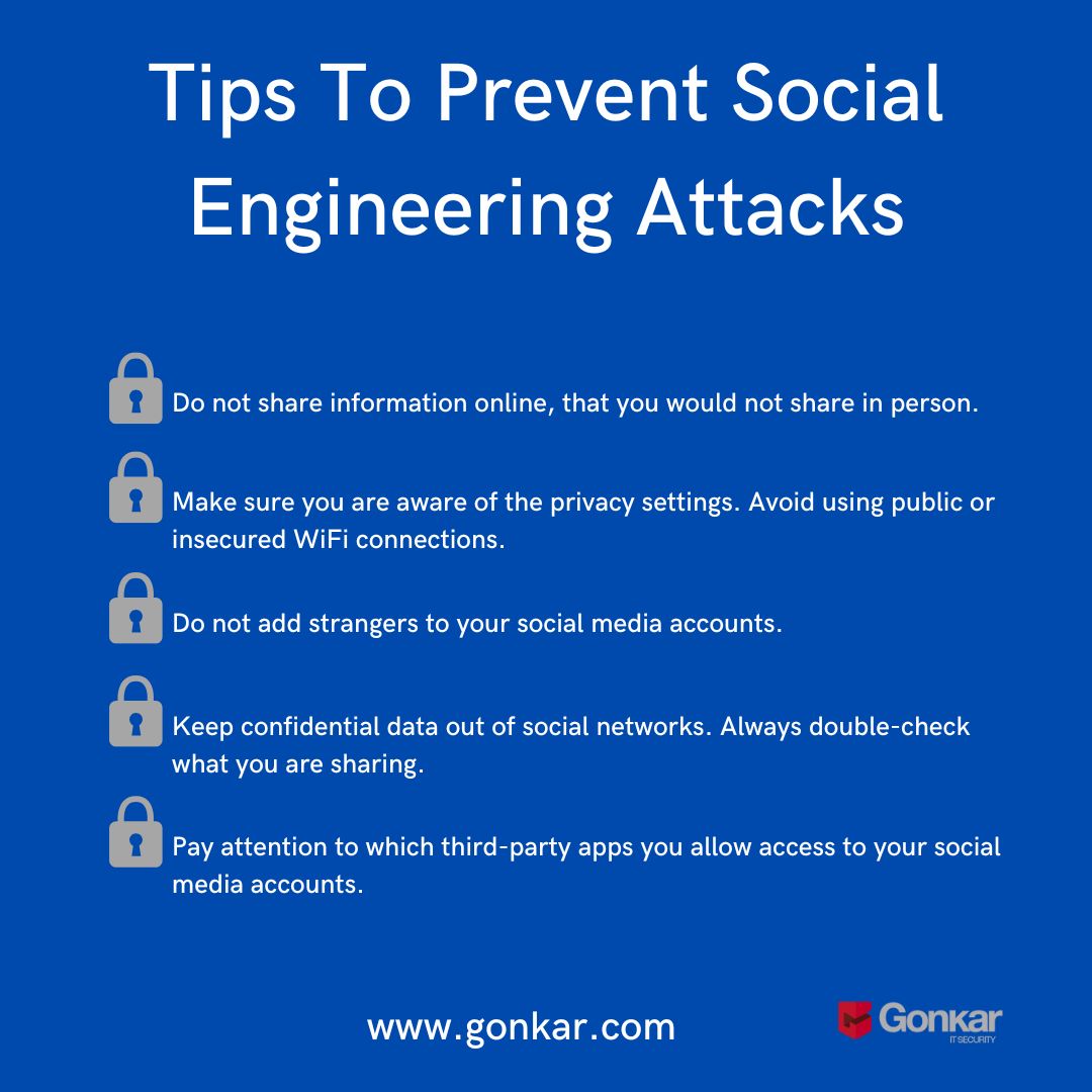 GonkarIt's tweet photo. Your employees are the weakest link in your cybersecurity chain and they are vulnerable to Social Engineering Attacks. we share 5 tips to improve your #cybersecurityawareness.

#socialengineering #redteam #ethicalhacking https://t.co/Eq8Gvdolps