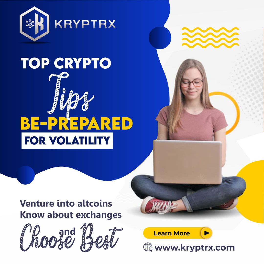 KryptrxExchange's tweet photo. Top #Crypto Tips:
Be prepared for volatility
Venture into altcoins
Know about exchanges and choose best.
#Kryptrx #trading #CryptoNews #cryptocurrencies https://t.co/wwkma0bnog