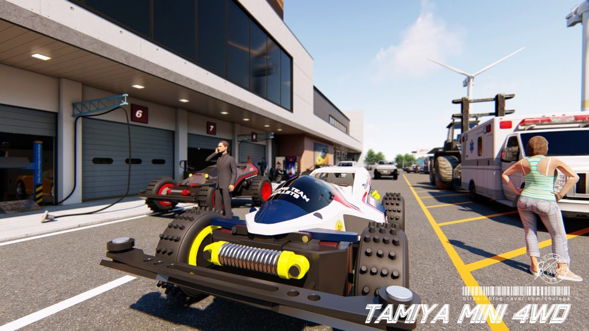 chulega1638's tweet photo. TAMIYA MINI4WD
#TAMIYA #VANQUISH #MINI4WD #THUNDERSHOT
#DASH2 #AVANTE #SUPER SABRE #3DCG https://t.co/YpFm518dBk