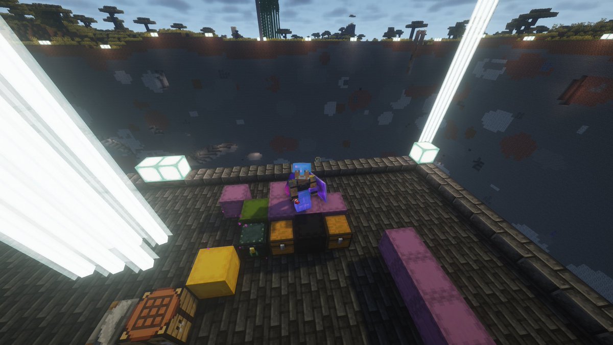FazuBattlecastr's tweet photo. More work on, you guessed it... The Pit.  When we finished, we sent the barbarians over to @IrRails playing #VaultHunters.

#Minecraft #TheRangeSMP https://t.co/LXU3n9wjzO