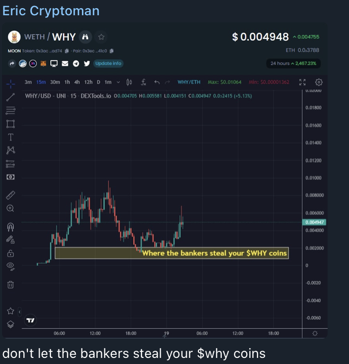 Don't ask $WHY you let the bankers steal your coins