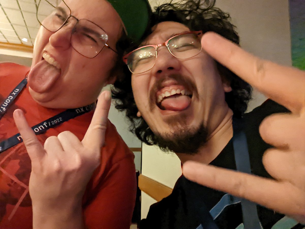 CodeMooCow's tweet image. yo we killed it at karaoke for nx conf @forivall_com  #nx