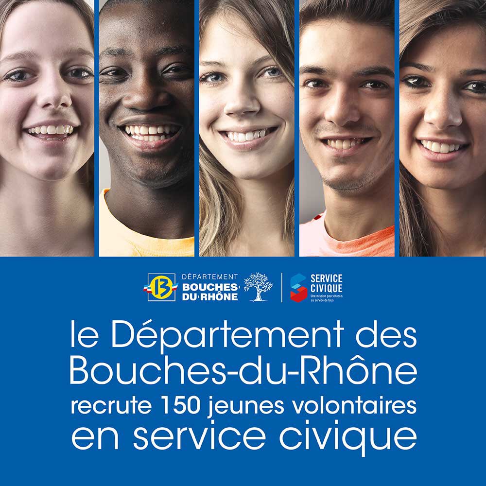 🙋‍♀️🙋‍♂️ En ce moment, on recrute 150 jeunes de 18 à 25 ans en #ServiceCivique dans les #BouchesDuRhône, sans condition de diplôme. Des missions rémunérées de 6 à 8 mois, avec un temps de travail de 24h à 28h / semaine. 🚀 Pour postuler, c'est par ici 👉 dpt13.fr/service-civique