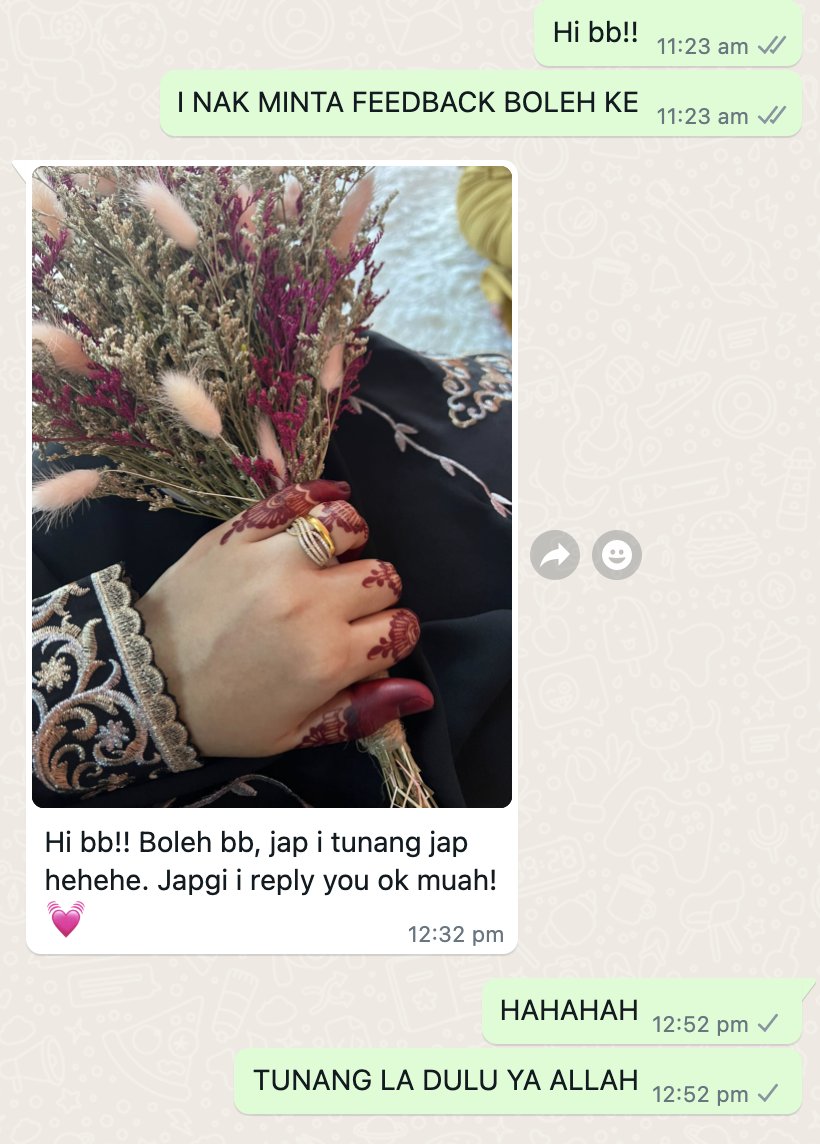najihahshahrel's tweet photo. NAK TUNANG TU TUNANG JE LAH KO DAH KENAPA NAK REPLY KERJA https://t.co/qaI9k5kZCv