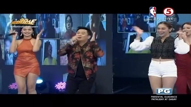 TV5manila's tweet photo. Forda turo ang peg ni Sir Ogie!🕺💃

#ShowtimeBeksciting
#ItsShowtimeTV5
#IBAngSayaPagSamaSama https://t.co/EYWL1UFHDz
