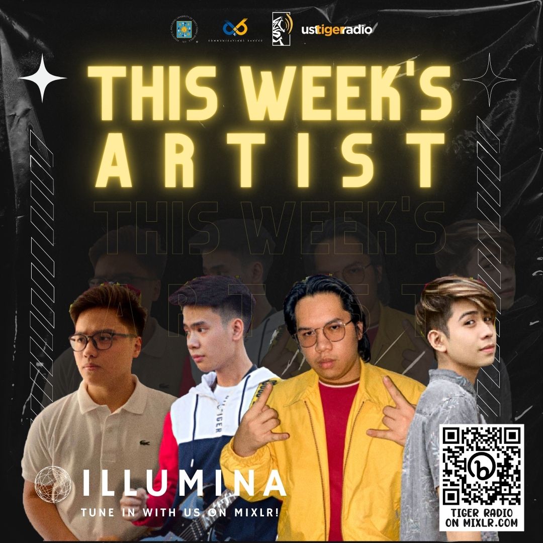 tigeradioUST's tweet photo. Ready for some new songs? I know we are! 

Catch Ausvin and Illumina, our Thomasian Artists of the Week, on your favorite shows this week! Tune in via https://t.co/aqHNimqU6y! https://t.co/sW8p2IRzqE