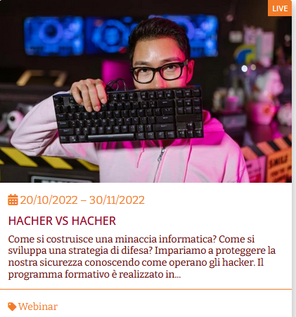 fmdigitale's tweet photo. Buongiorno a tutti!
Domani parte il percorso "Hacher vs Hacker" in collaborazione con @CampusBioMedico.
È parte del progetto #AmbizioneItaliaCybersecurity @microsoftitalia
https://t.co/y5bPX7kE5F
#AmbizioneItaliaCybersecurity
#EuropeanCyberSecurityMonth #ECSM #Cybersecurity https://t.co/lAEqPF5SG4