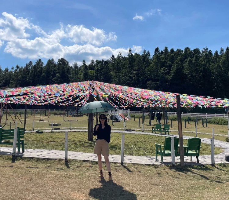 天气不错 ，就是有点晒😂😂