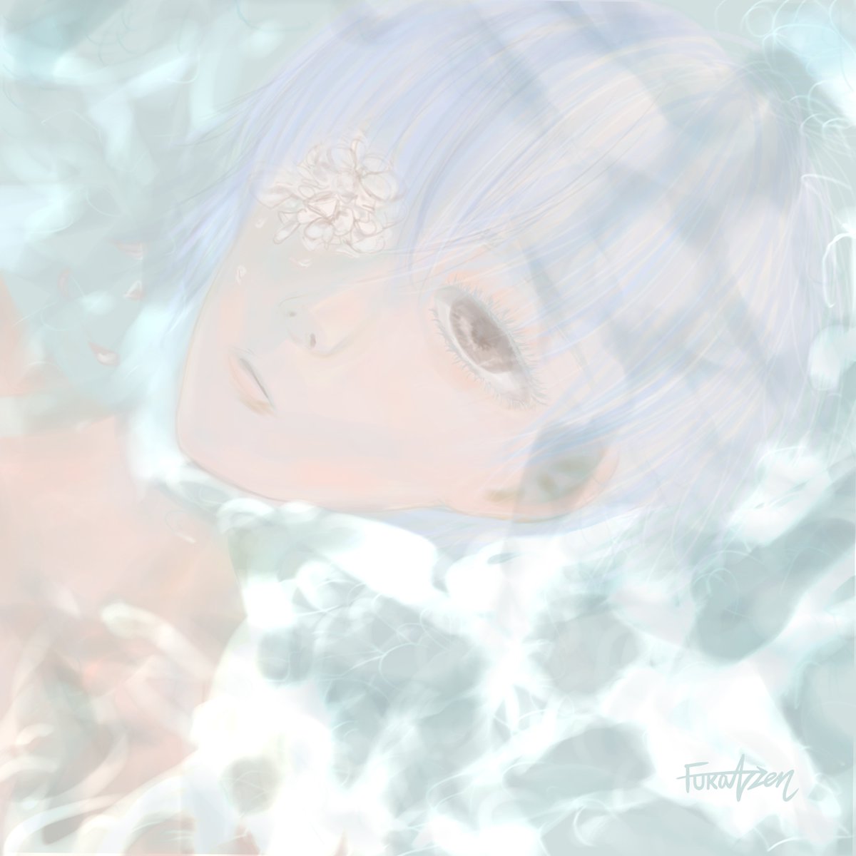 FukazenF's tweet photo. 浮。Floating.
🌫
Trying coloring the skin on the same layer--seems to be a better option for me to draw...

#illustration #イラスト https://t.co/bKioXtCAuM