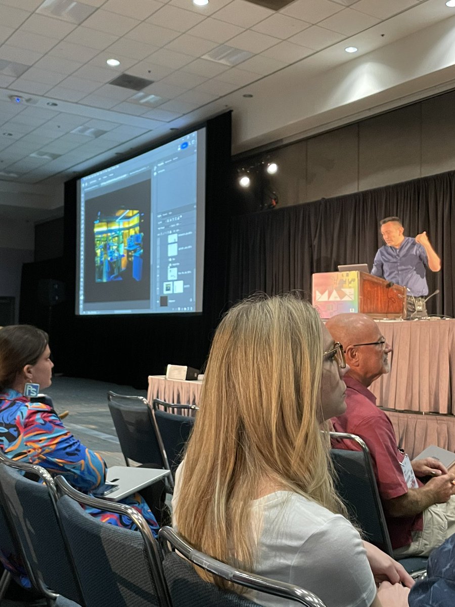 yahyarushdi's tweet photo. Mind blown by all the Photoshopping techniques I learned from @JRfromPTC! #AdobeMAX https://t.co/4siCLnWRgc