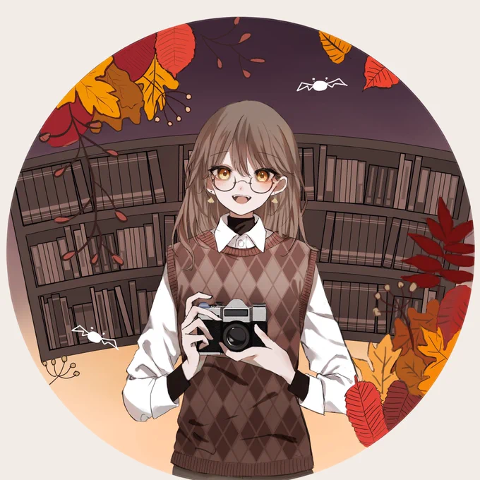 AUTUMN #イラスト #絵描きさんと繫がりたい 