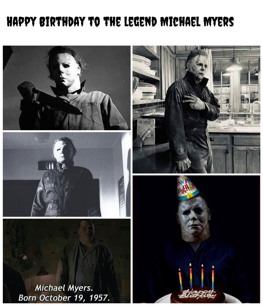 HalloweenVerse's tweet photo. Happy Birthday to the legend himself, Michael Myers #MichaelMyers #Halloween #HalloweenEnds https://t.co/AzBN4rcLTo
