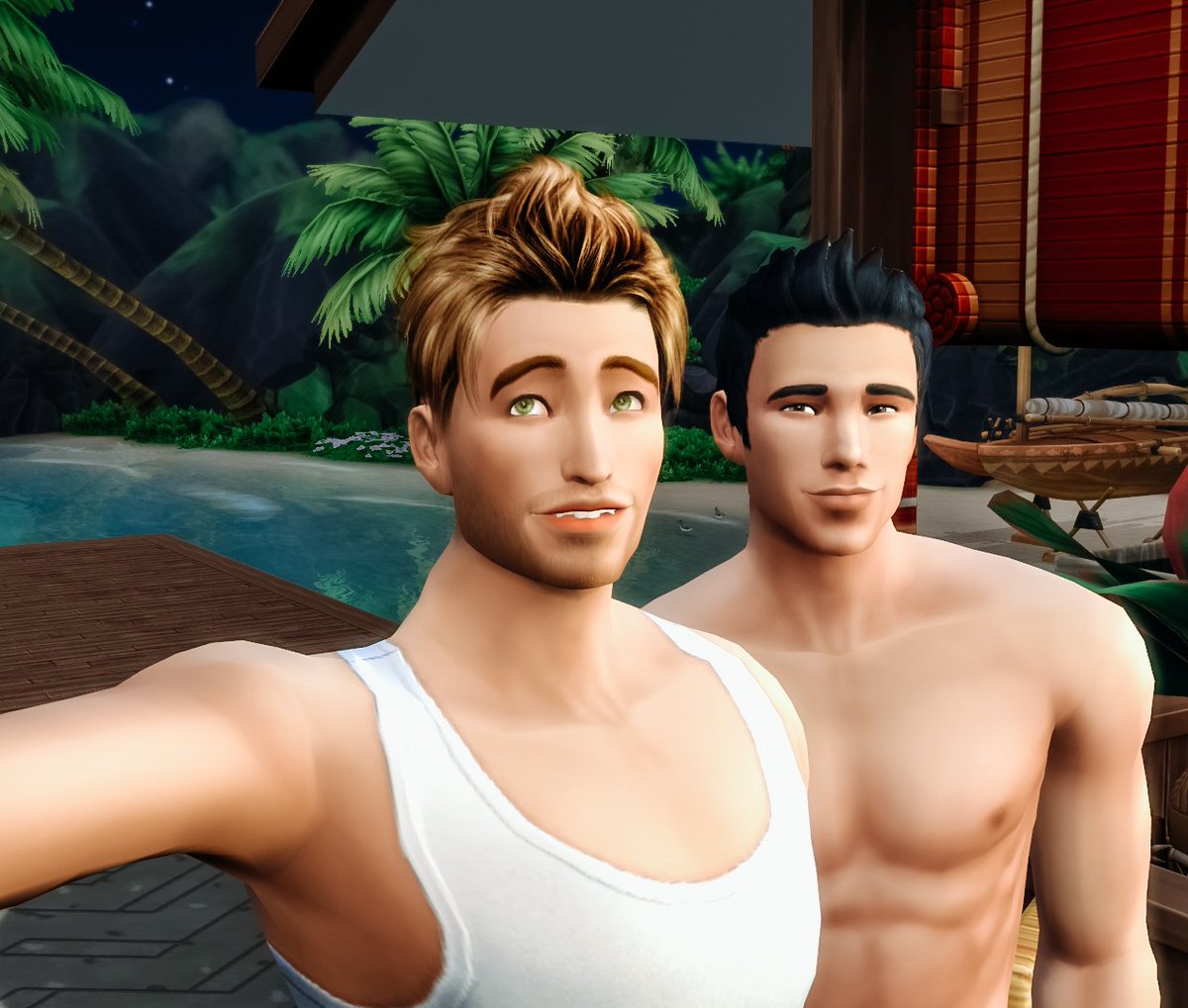 candykizzes24's tweet photo. Edward & Jacob #jakeward #idc #ishipit #TheSims4 #thesims #Twilight #twilightsims #edwardcullen #jacobblack #mysims #ts4 https://t.co/Az76y7bpjx