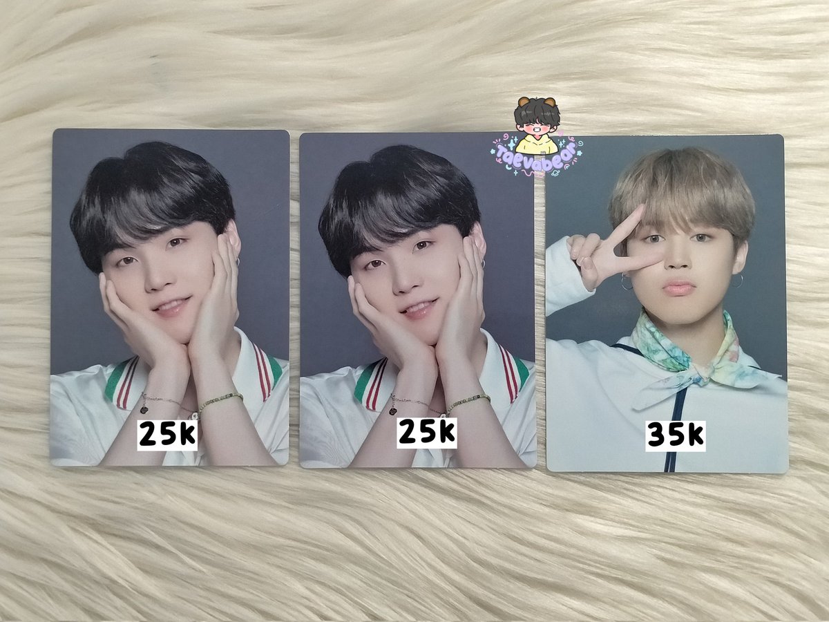taevabear's tweet photo. WTS

♡ taehyung tear r
♡ jungkook tear r
♡ suga tear r
♡ suga ans l
♡ suga her o
♡ namjoon mots one 4/8
♡ suga swz 5/8
♡ jimin swz 6/8
♡ namjoon festa d9

✅ adm. shopee + packing
🏡 depok

tags. wts bts namu ngangkang yonggi chibi osis awan dilan jimin peace v jk ina https://t.co/3JLXTtKhmo