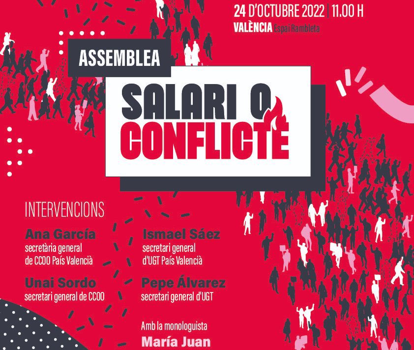 Volvemos a retomar el pulso de las asambleas por el territorio. Preparando la gran manifestación del #3N. Próximas paradas La Rioja, Alcalá de Henares, Valencia y Córdoba. #SalarioOConflicto