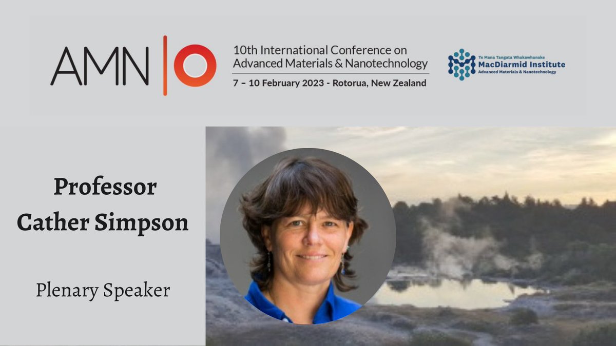 AMN11 (@amn11_nz) on Twitter photo Plenary Speaker and <a href="/UoA_Physics/">Physics at the University of Auckland</a> Professor Cather Simpson is scientific founder of 2 internationally award winning spin-outs <a href="/Engendertech/">Engender Technologies</a> and <a href="/OrbisDx/">Orbis Diagnostics</a>
#startup #entrepreneur <a href="/ptolemytortoise/">Cather Simpson</a> #AMN10 #photonfactory <a href="/AucklandUni/">University of Auckland | Waipapa Taumata Rau</a>
Registration closes Friday! confer.eventsair.com/amn10/registra… Plenary Speaker and <a href="/UoA_Physics/">Physics at the University of Auckland</a> Professor Cather Simpson is scientific founder of 2 internationally award winning spin-outs <a href="/Engendertech/">Engender Technologies</a> and <a href="/OrbisDx/">Orbis Diagnostics</a>
#startup #entrepreneur <a href="/ptolemytortoise/">Cather Simpson</a> #AMN10 #photonfactory <a href="/AucklandUni/">University of Auckland | Waipapa Taumata Rau</a>
Registration closes Friday! confer.eventsair.com/amn10/registra…