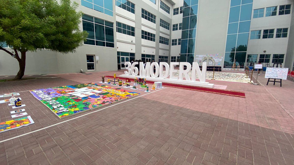 DxbModern's tweet photo. Terravista 2022 is underway and the largest growing mandala looks absolutely stunning! 
#artwork #Artists 

@KNargish @GEMS_ME @jignyasa7 @GMAArts_Culture https://t.co/AQwk6ZR6iR