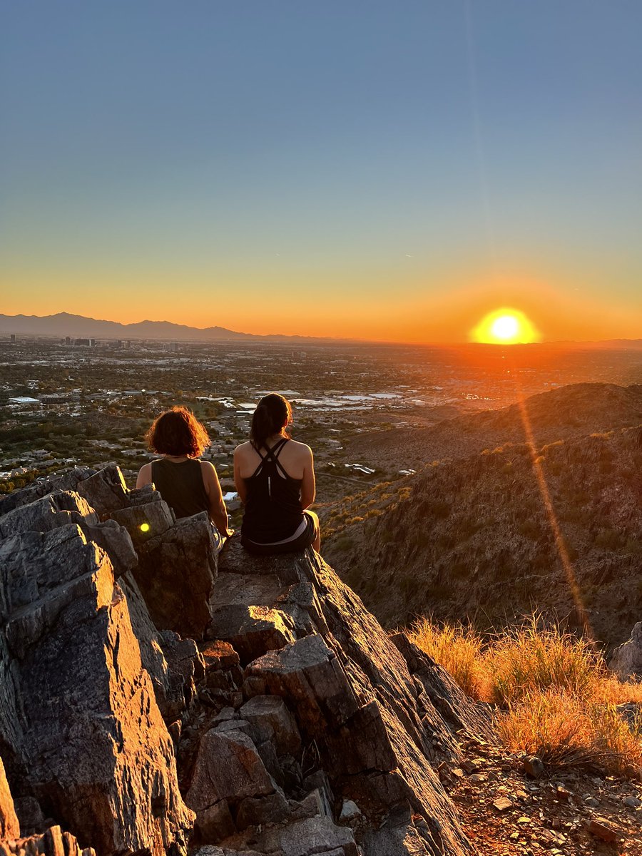Excited to be here in #arizona for the @Integrativeonc annual conference . Great to meet up  f2f and discuss all things #integrativeoncology ! Thrilled to start my time here on a hike with @COBLH acupuncturist and phD candidate Emma Wong -young investigator scholarship!Stay tuned
