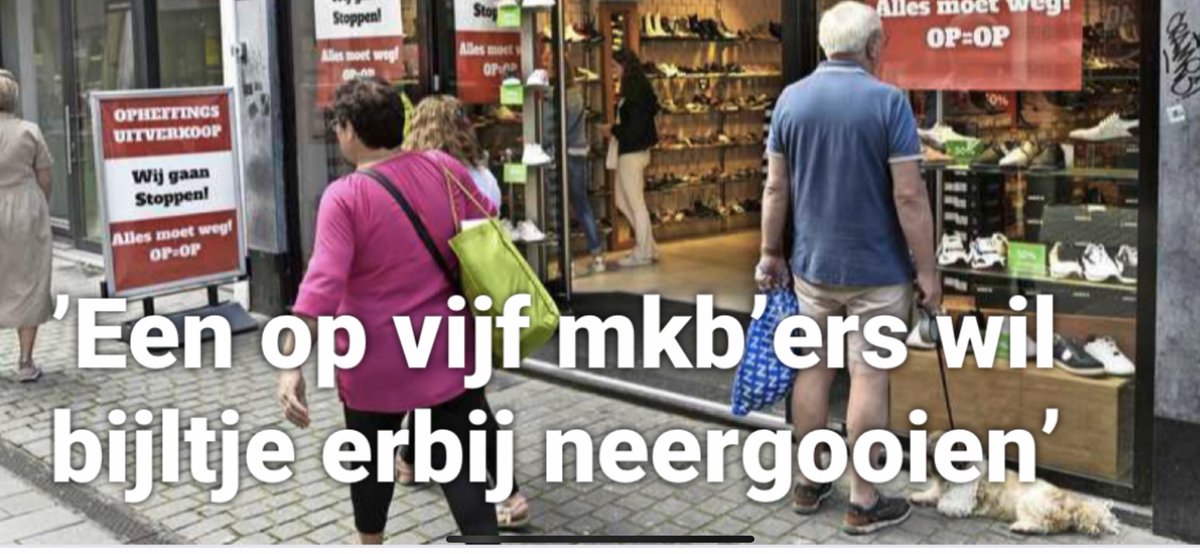 Ondernemer, ondernemerschap is een vies woord geworden in Nederland met een VVD aan de macht … #wanbeleid