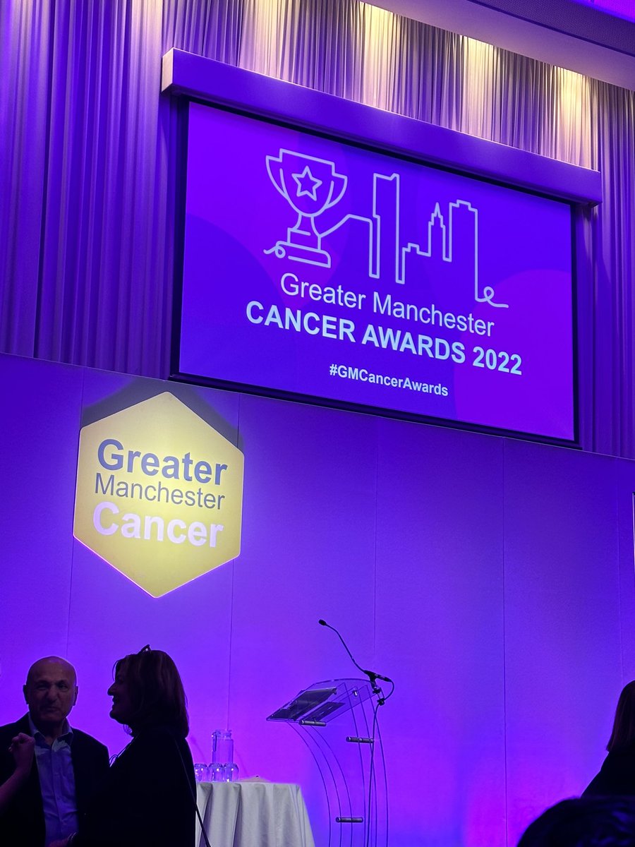louchap01's tweet photo. Thank you @GM_Cancer who hosted their 1st #GMCancerAwards @blandsteve @AndyBurnhamGM @orourkeclaire1 @OldhamCO_NHS are delighted to come home with Outstanding Care Award🥇@macmillancancer Haematology Team driven to improve quality of life for our cancer patients https://t.co/ggGCrKq453