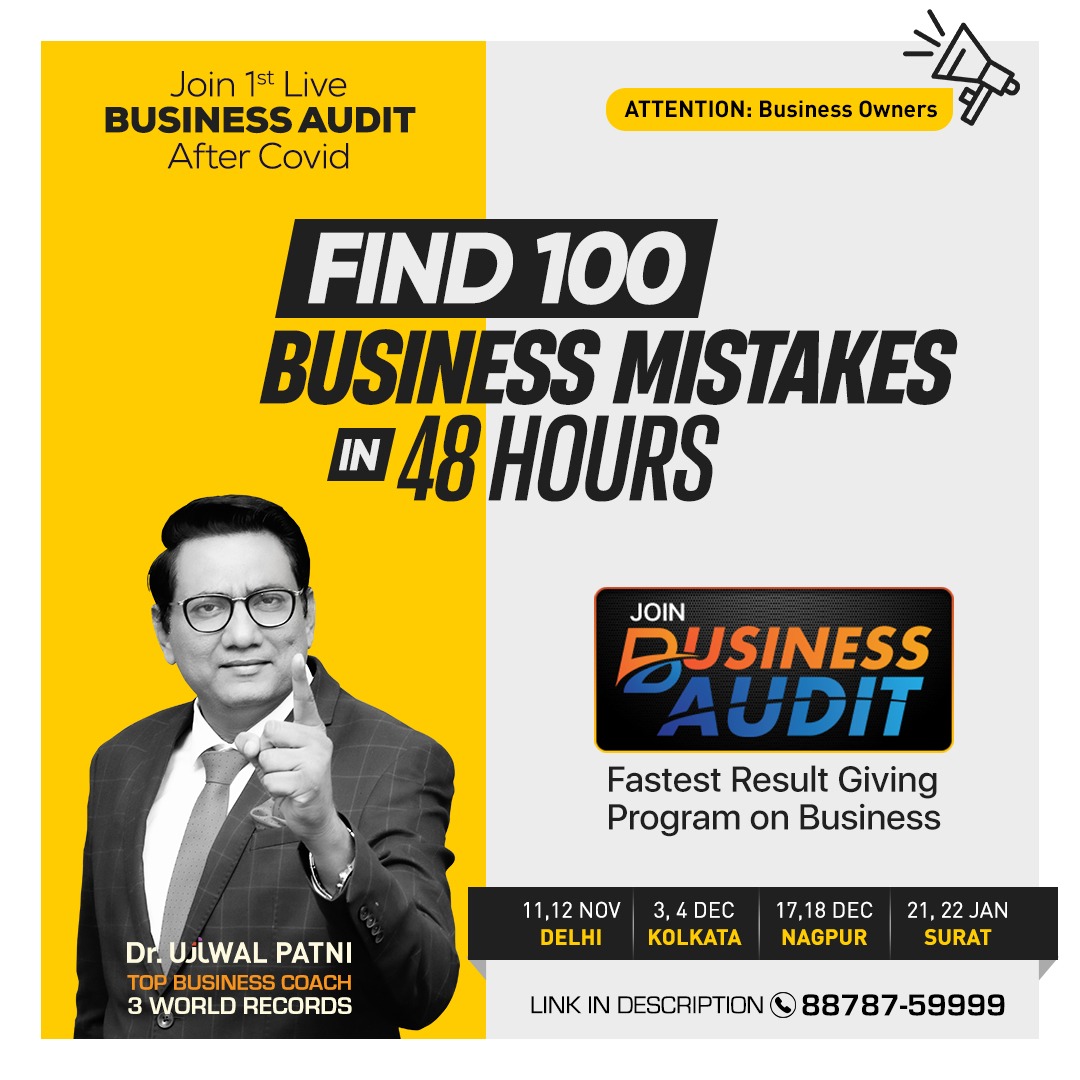 BusinessJeeto's tweet photo. 🎯 Attention: #BUSINESSOWNERS 

💁🏻♂️ Don't Miss! to Join Asia's Most Popular #BusinessSuccessProgram 
Register Now!: https://t.co/J1ti6USFEK

🎯 How 80% of #business owners get 10X sales. 

Join 2-Day Live Online #BUSINESSAUDIT by top business coach 🎙️Dr #UjjwalPatni sir. https://t.co/2KoL006fer